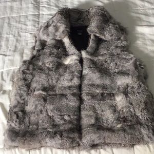Sleeveless Jacket 100% rabbi fur from Saks Fifth Avenue